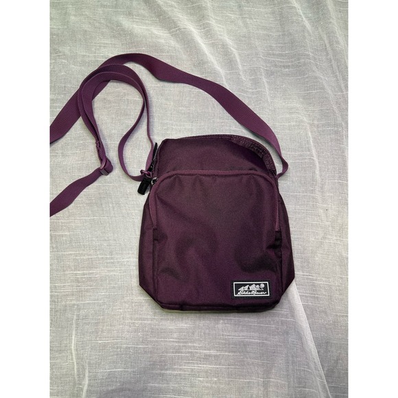 Eddie Bauer Handbags - Eddie Bauer Purple Crossbody Casual Travel Adventure Bag